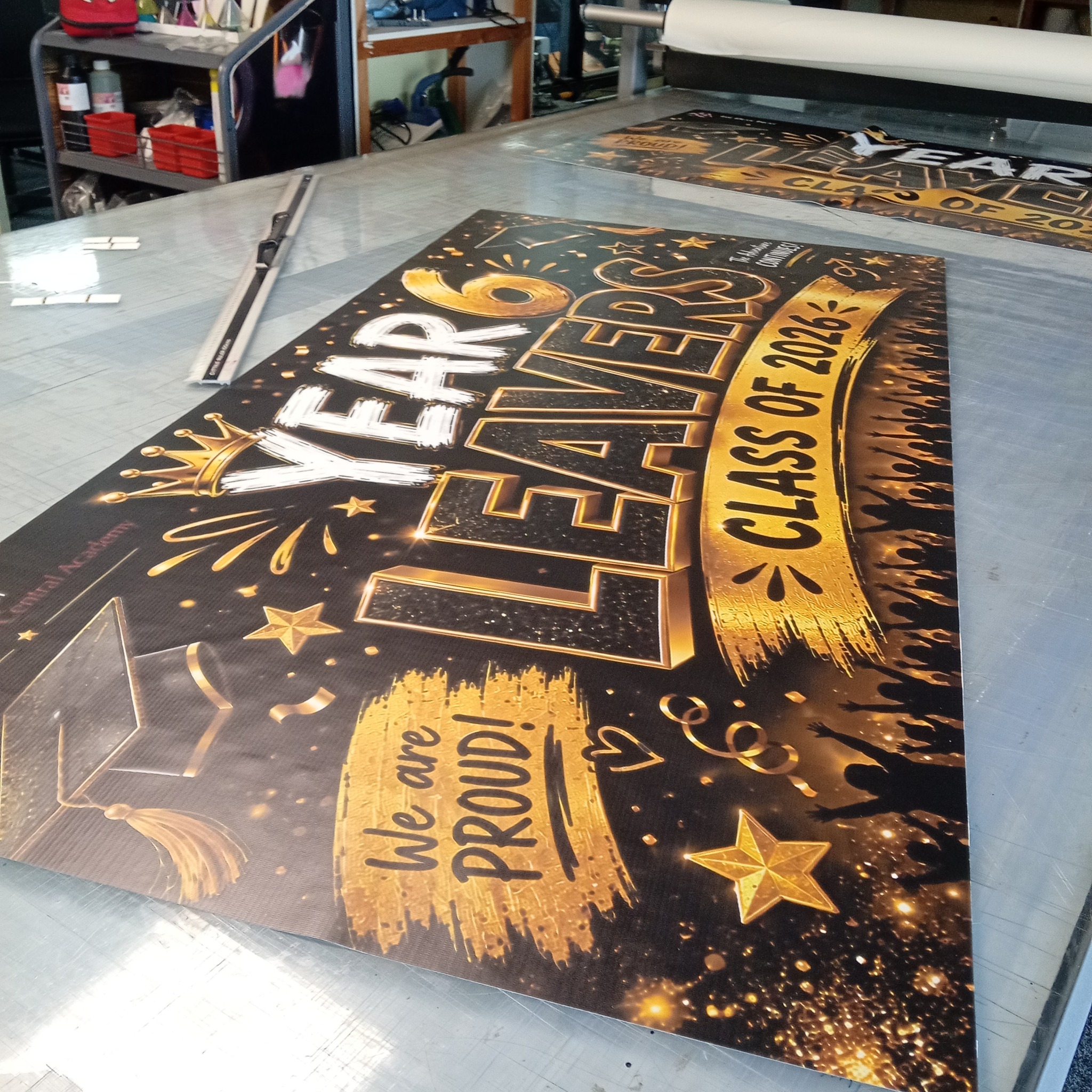 Year 6 leavers class of 2026 celebration print produced by Backdrop Media